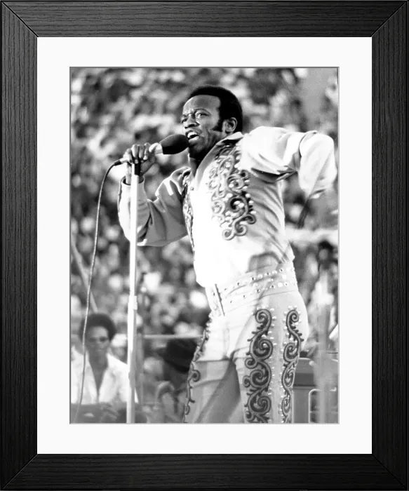 Framed Print : Guitarist and singer Bobby Womack Framed Print : Guitarist and singer Bobby Womack