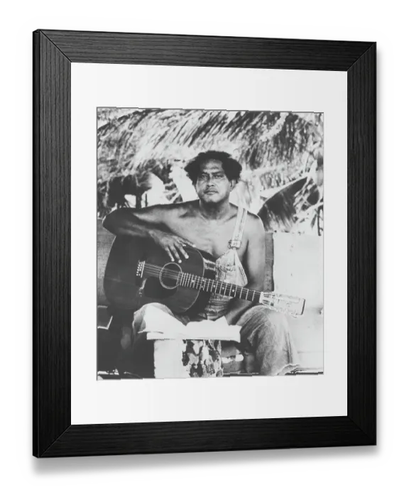 Framed Print : Gabby Pahinui Framed Print : Gabby Pahinui