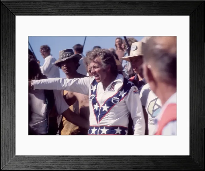 Framed Print : Evel Knievel At Snake River Canyon Framed Print : Evel Knievel At Snake River Canyon
