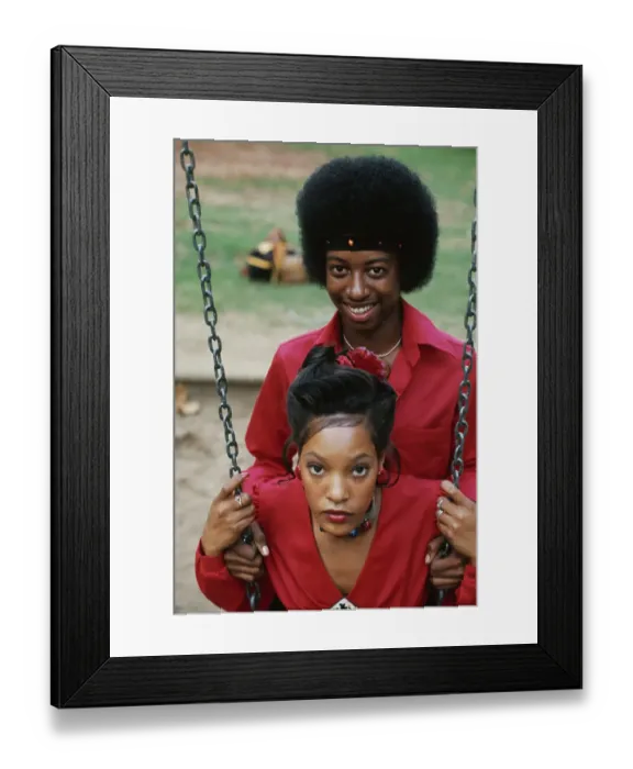 Framed Print : Right on! Fashion Shoot, 1974 Framed Print : Right on! Fashion Shoot, 1974