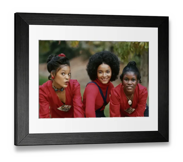 Framed Print : Right on! Fashion Shoot, 1974 Framed Print : Right on! Fashion Shoot, 1974