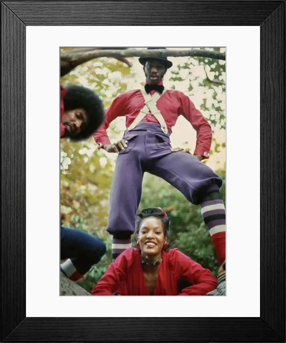 Framed Print : Right on! Fashion Shoot, 1974 Framed Print : Right on! Fashion Shoot, 1974