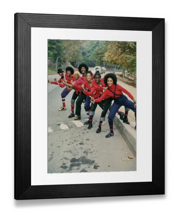 Framed Print : Right on! Fashion Shoot, 1974 Framed Print : Right on! Fashion Shoot, 1974