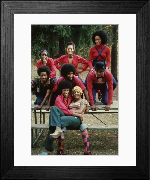 Framed Print : Right on! Fashion Shoot, 1974
