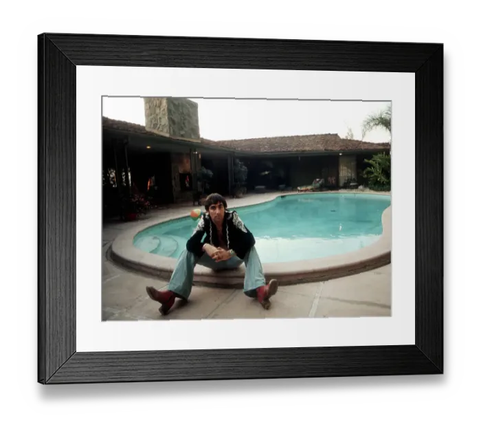 Framed Print : The Who Drummer Portrait Session At Home Framed Print : The Who Drummer Portrait Session At Home