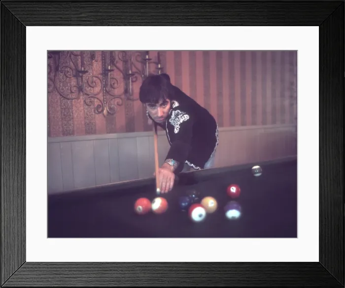 Framed Print : The Who Drummer Portrait Session At Home
