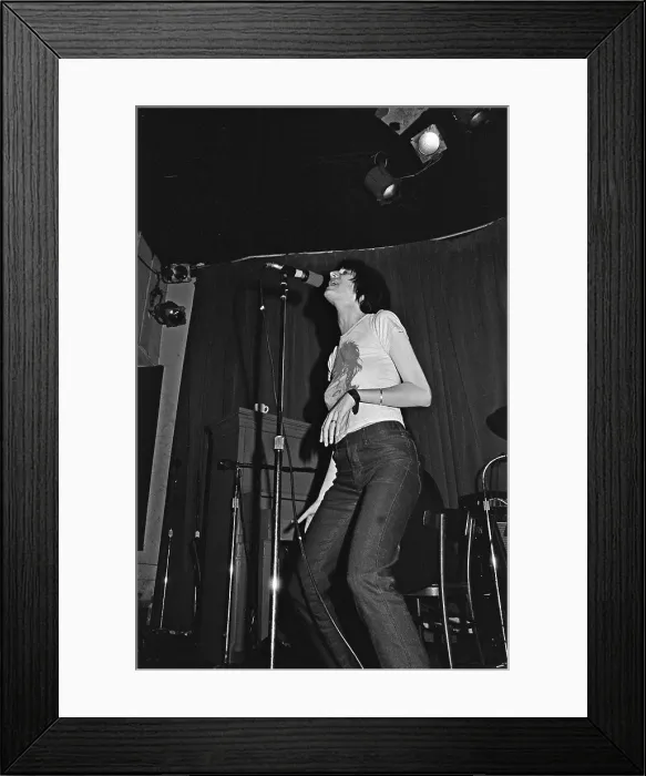Framed Print : The Patti Smith Group Perform At The Whisky Framed Print : The Patti Smith Group Perform At The Whisky