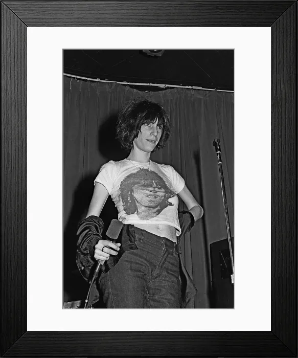 Framed Print : The Patti Smith Group Perform At The Whisky Framed Print : The Patti Smith Group Perform At The Whisky