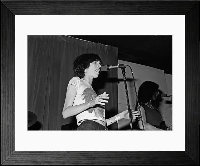Framed Print : The Patti Smith Group Perform At The Whisky Framed Print : The Patti Smith Group Perform At The Whisky
