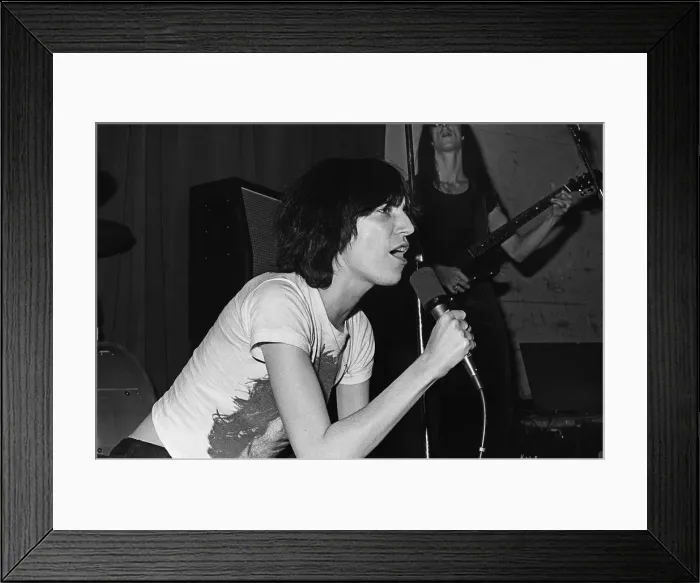 Framed Print : The Patti Smith Group Perform At The Whisky Framed Print : The Patti Smith Group Perform At The Whisky