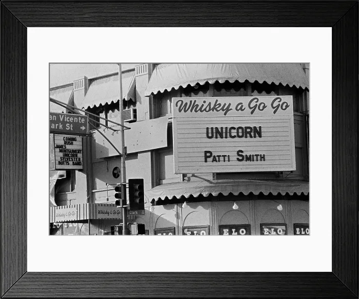 Framed Print : Whisky A Go Go Marquee Framed Print : Whisky A Go Go Marquee