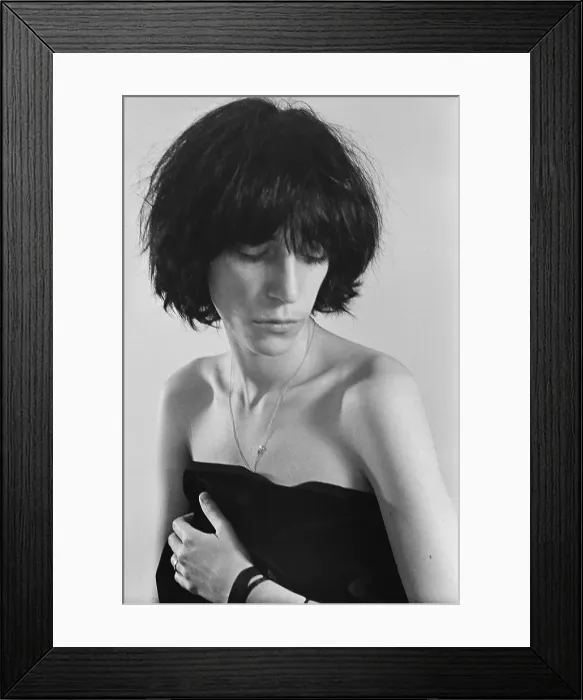 Framed Print : Patti Smith Portrait Session Framed Print : Patti Smith Portrait Session