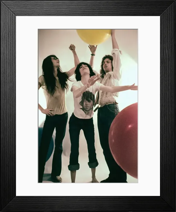 Framed Print : The Patti Smith Group Portrait Session Framed Print : The Patti Smith Group Portrait Session
