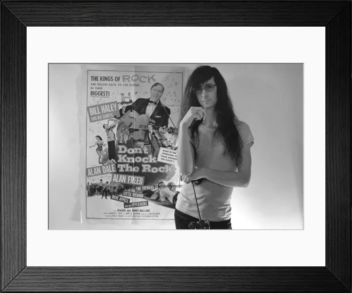 Framed Print : Lenny Kaye Portrait Session Framed Print : Lenny Kaye Portrait Session