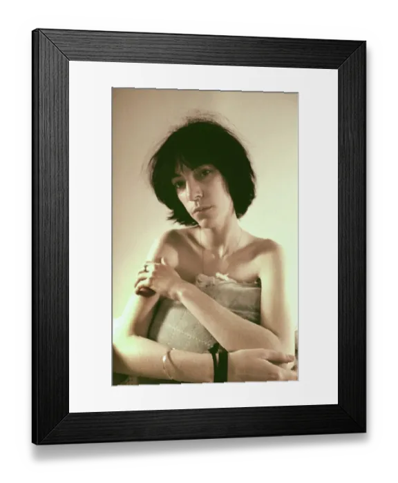 Framed Print : Patti Smith Portrait Session