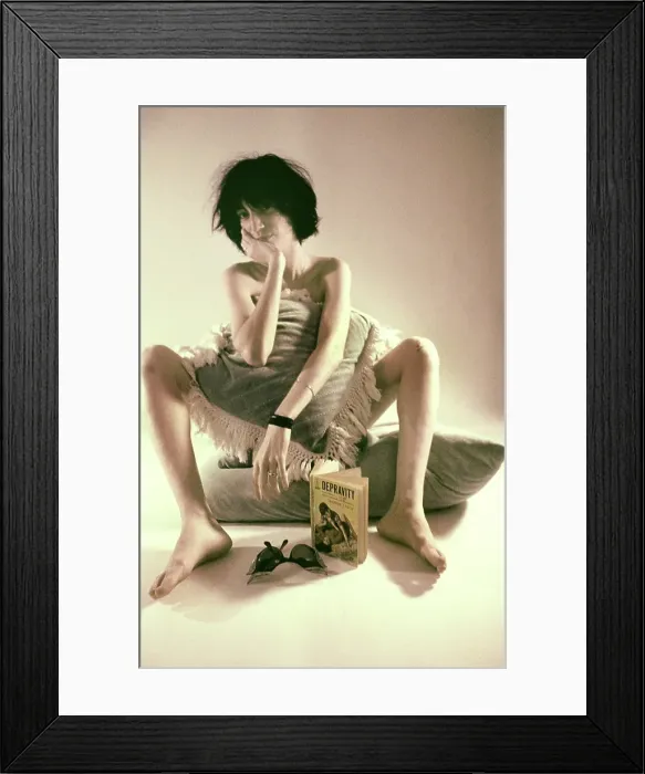 Framed Print : Patti Smith Portrait Session Framed Print : Patti Smith Portrait Session