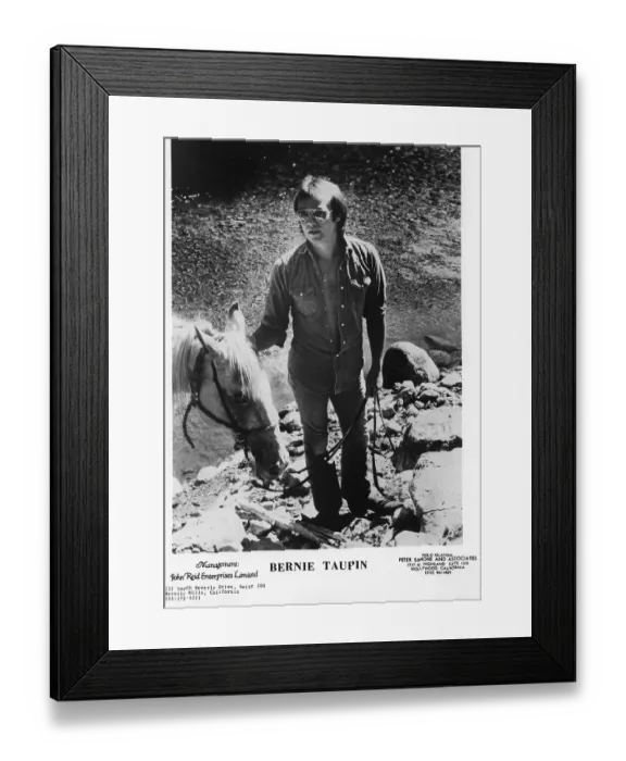 Framed Print : Bernie Taupin Portrait Framed Print : Bernie Taupin Portrait