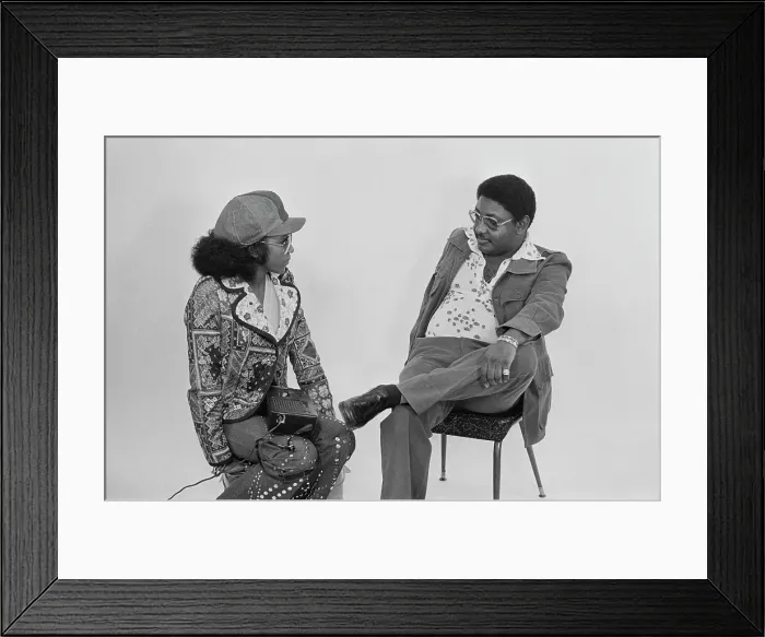 Framed Print : Director B.J. Thomas - Soul Train
