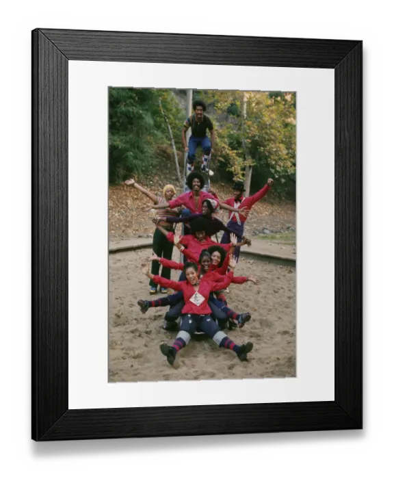 Framed Print : Right on! Fashion Shoot, 1974 Framed Print : Right on! Fashion Shoot, 1974