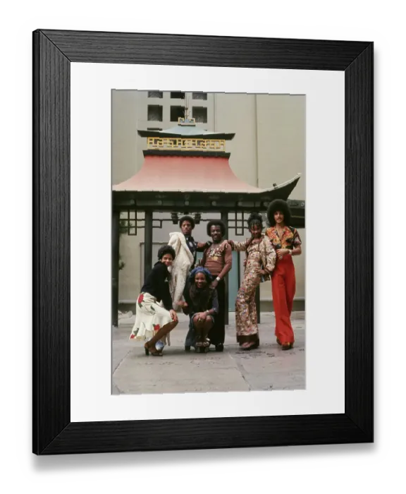 Framed Print : Right on! Fashion Shoot, 1974 Framed Print : Right on! Fashion Shoot, 1974