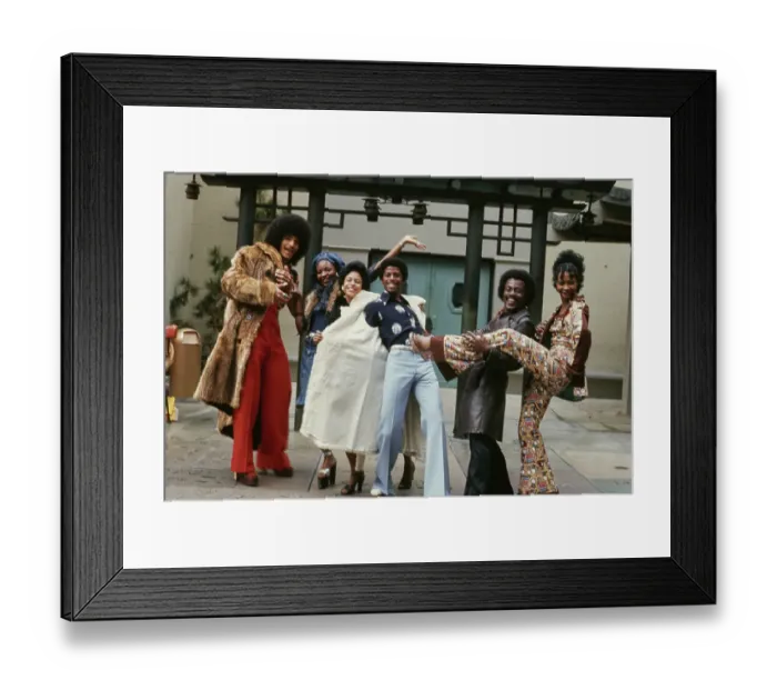 Framed Print : Right on! Fashion Shoot, 1974 Framed Print : Right on! Fashion Shoot, 1974