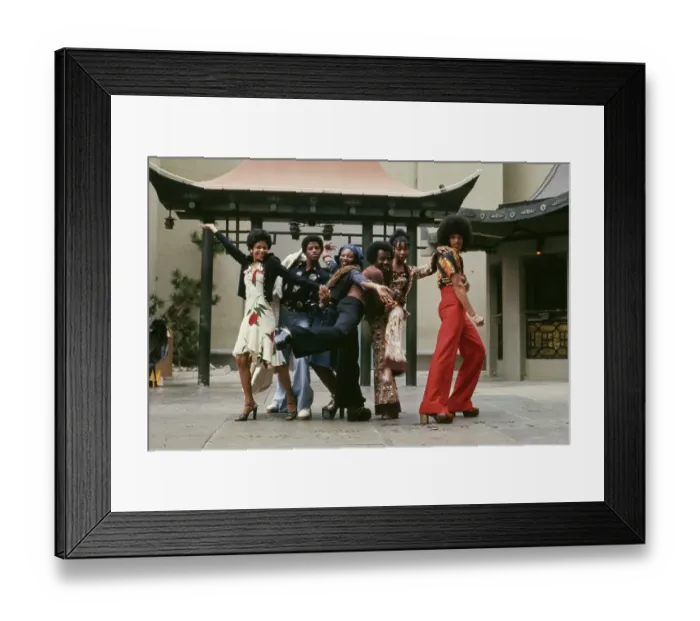 Framed Print : Right on! Fashion Shoot, 1974 Framed Print : Right on! Fashion Shoot, 1974