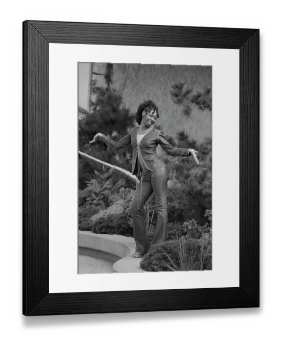 Framed Print : Soul Train Dancer Fashion shoot Framed Print : Soul Train Dancer Fashion shoot