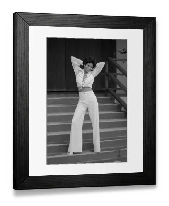 Framed Print : Soul Train Dancer Fashion Shoot Framed Print : Soul Train Dancer Fashion Shoot