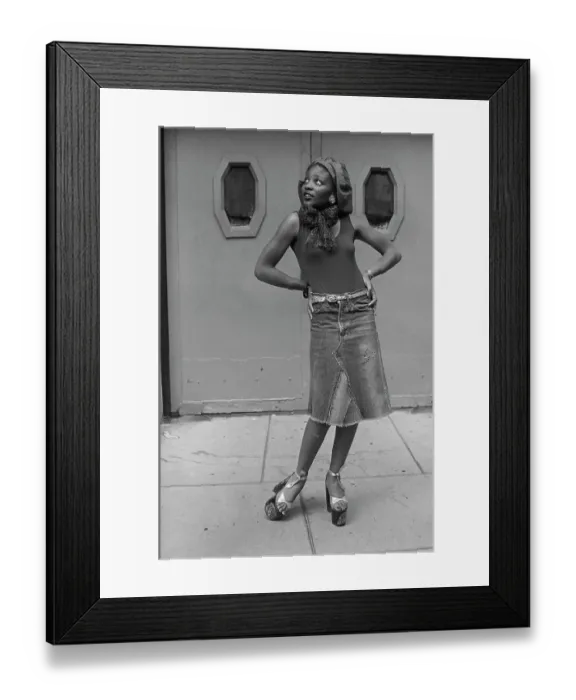Framed Print : Soul Train Dancer Fashion Shoot Framed Print : Soul Train Dancer Fashion Shoot