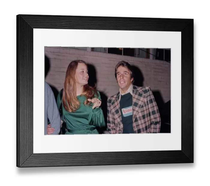 Framed Print : Susan Dey & Henry Winkler