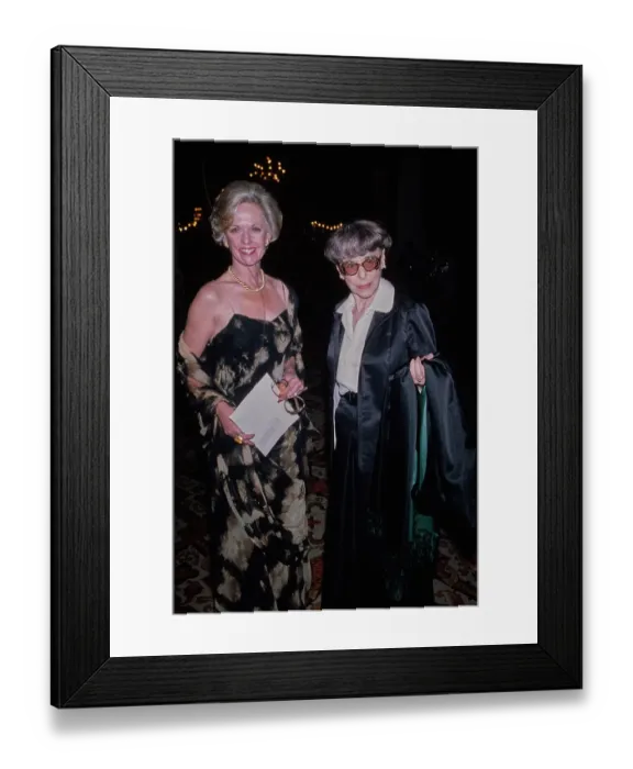 Framed Print : Tippi Hedren & Edith Head Framed Print : Tippi Hedren & Edith Head