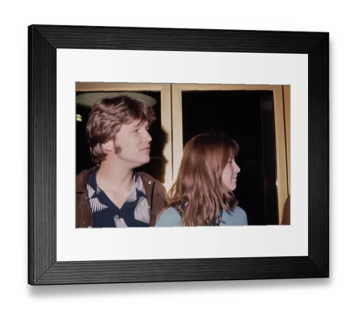 Framed Print : Jeff Bridges & Susan Geston Framed Print : Jeff Bridges & Susan Geston