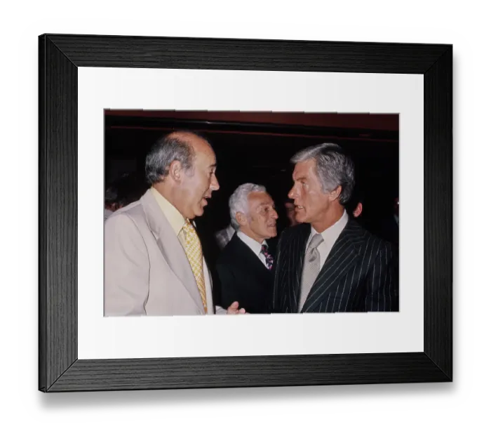 Framed Print : Carl Reiner & Dick Van Dyke Framed Print : Carl Reiner & Dick Van Dyke