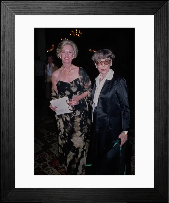 Framed Print : Tippi Hedren & Edith Head Framed Print : Tippi Hedren & Edith Head