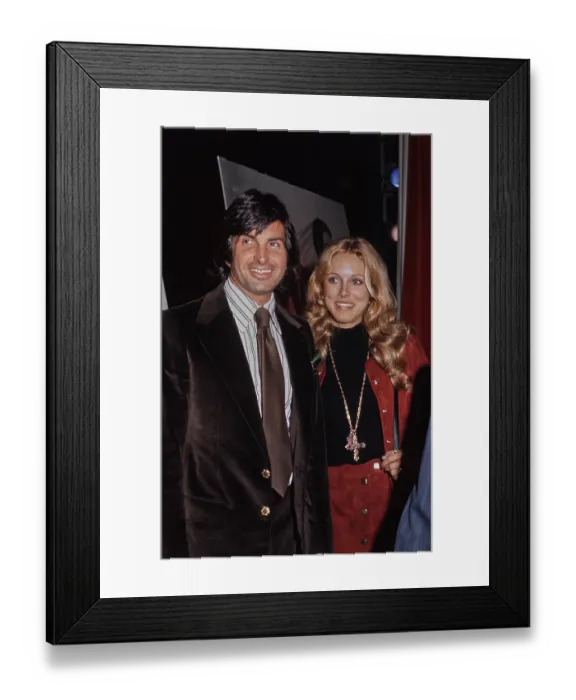 Framed Print : George Hamilton & Alana Hamilton Framed Print : George Hamilton & Alana Hamilton