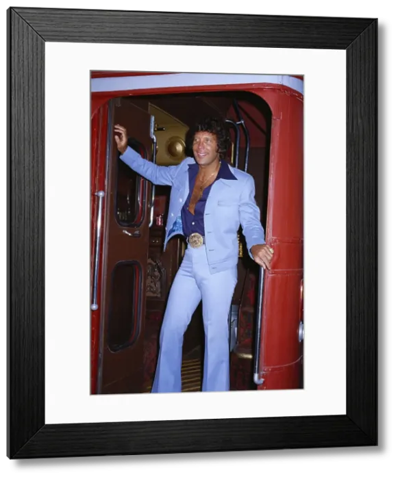 Framed Print : Mid 1970s, Los Angeles, Tom Jones Framed Print : Mid 1970s, Los Angeles, Tom Jones