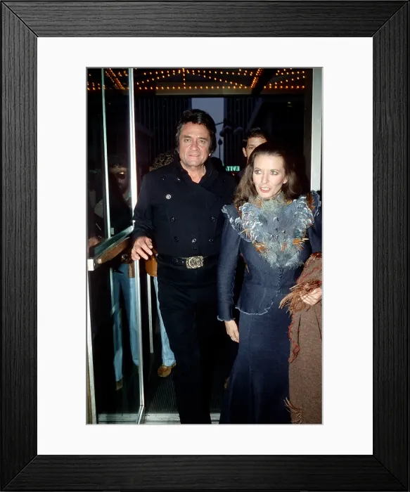 Framed Print : Johnny & June At An Event