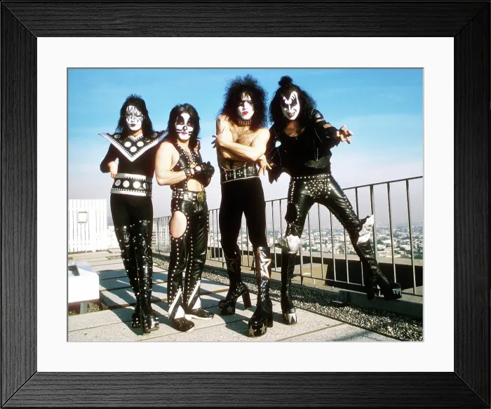 Framed Print : Kiss Portrait Session In LA Framed Print : Kiss Portrait Session In LA