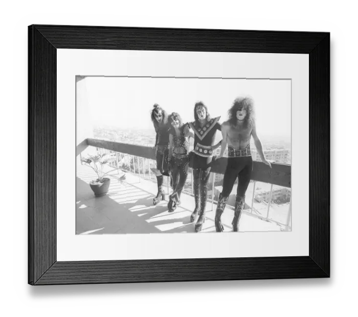 Framed Print : Kiss Portrait Session In LA Framed Print : Kiss Portrait Session In LA