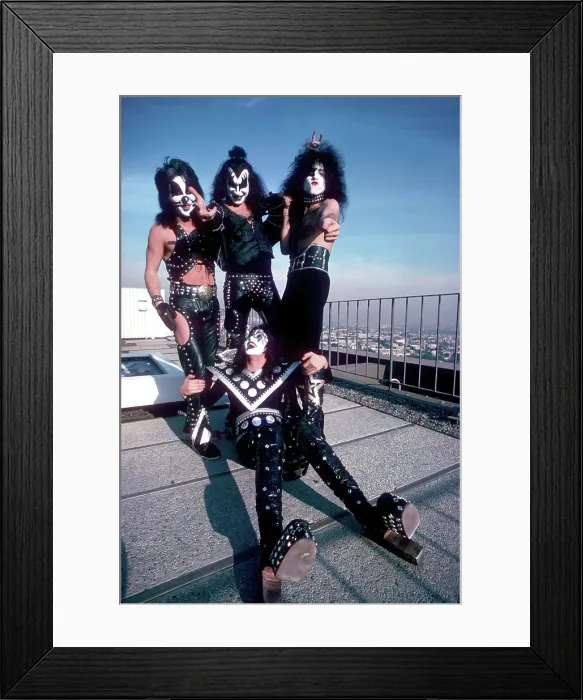 Framed Print : Kiss Portrait Session In LA Framed Print : Kiss Portrait Session In LA