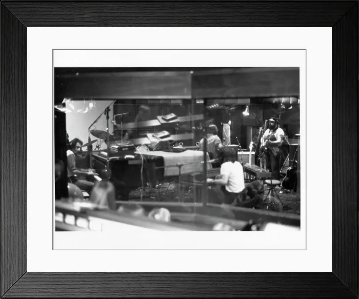 Framed Print : Steely Dan Recording Session Framed Print : Steely Dan Recording Session