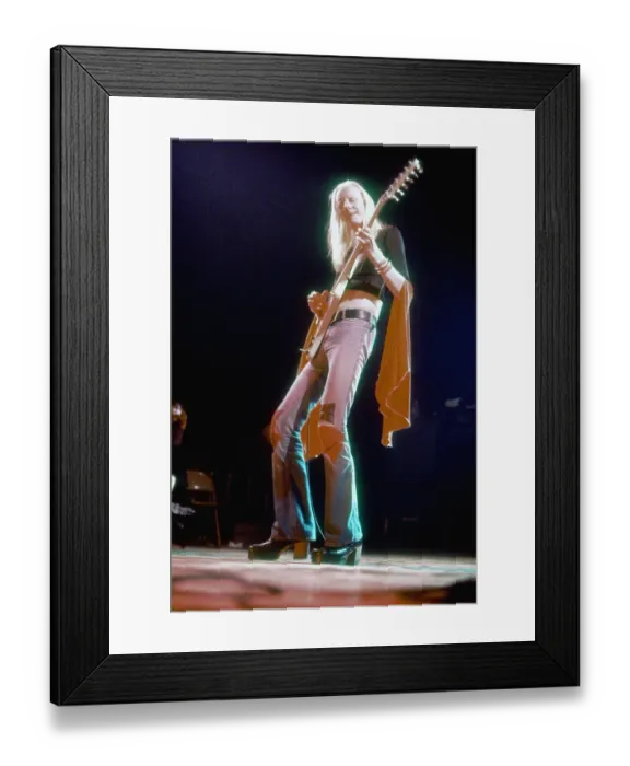 Framed Print : Johnny Winter In Concert Framed Print : Johnny Winter In Concert