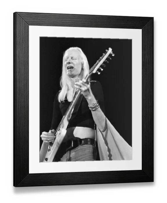 Framed Print : Johnny Winter In Concert Framed Print : Johnny Winter In Concert