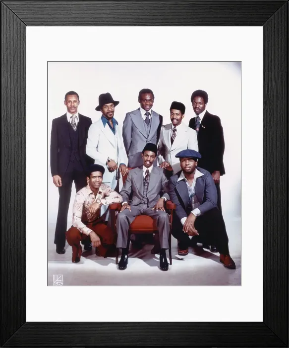 Framed Print : 70s R&B group Kool & the Gang Framed Print : 70s R&B group Kool & the Gang