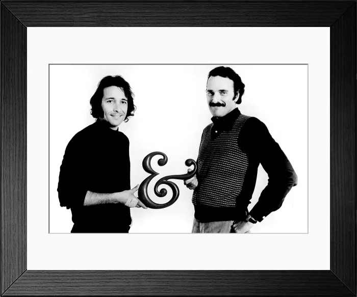 Framed Print : Herb Alpert and Jerry Moss Portrait Framed Print : Herb Alpert and Jerry Moss Portrait