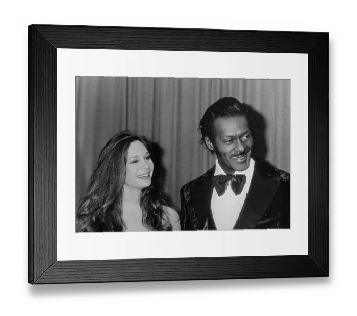 Framed Print : Chuck Berry Attends An Event Framed Print : Chuck Berry Attends An Event