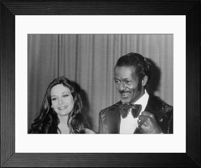 Framed Print : Chuck Berry Attends An Event Framed Print : Chuck Berry Attends An Event