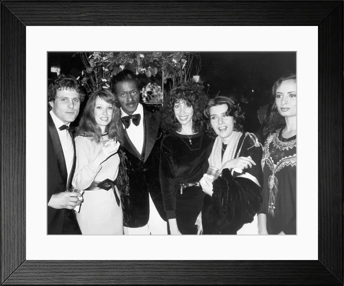 Framed Print : Chuck Berry Attends An Event Framed Print : Chuck Berry Attends An Event