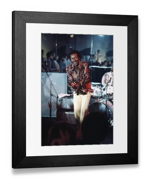 Framed Print : Chuck Berry Performing Framed Print : Chuck Berry Performing