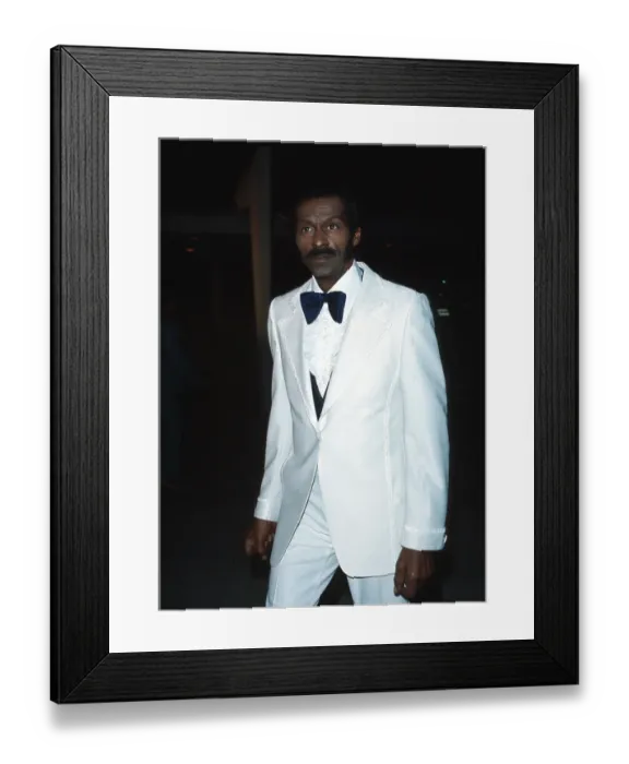 Framed Print : Chuck Berry Attends An Event Framed Print : Chuck Berry Attends An Event